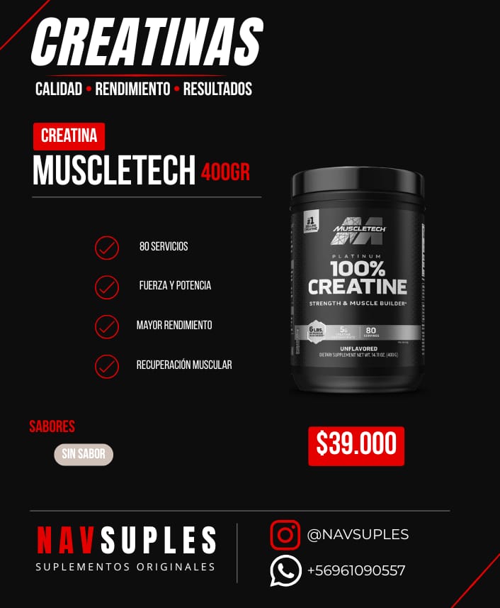 MuscleTech Platinum Creatina 400gr