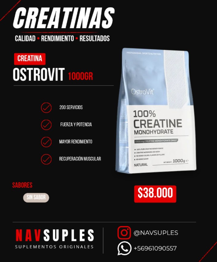 OstroVit Creatina Monohidratada 1000gr