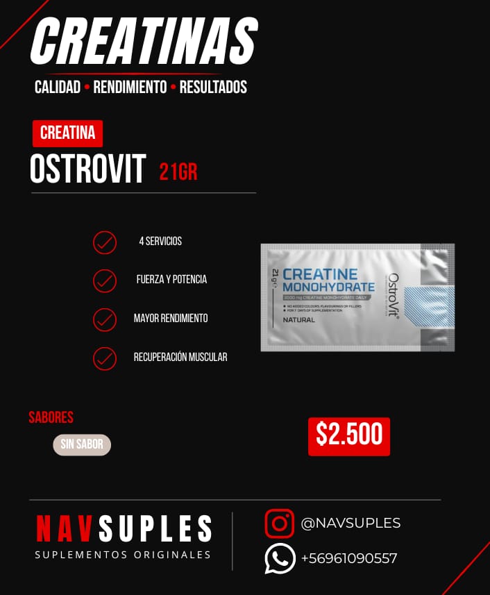 OstroVit Creatina Monohidratada 21gr