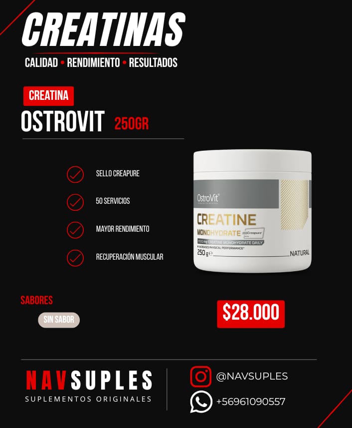 OstroVit Creatina Monohidratada 250gr