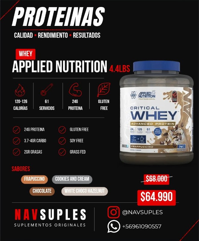 Applied Nutrition Critical Whey 4.4lbs