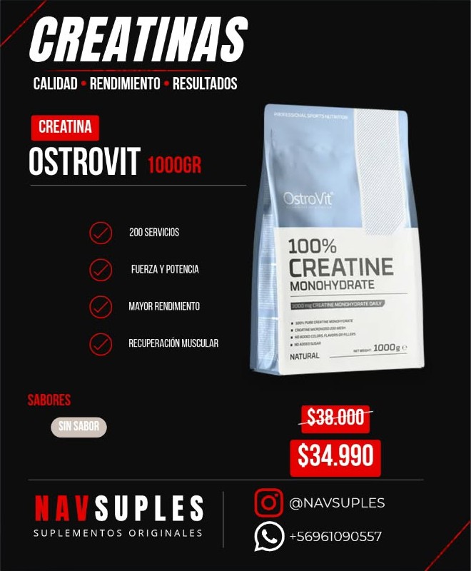 OstroVit Creatina Monohidratada 1000gr
