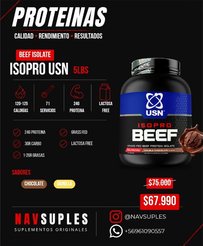 USN Isopro Beef Isolate 5lbs