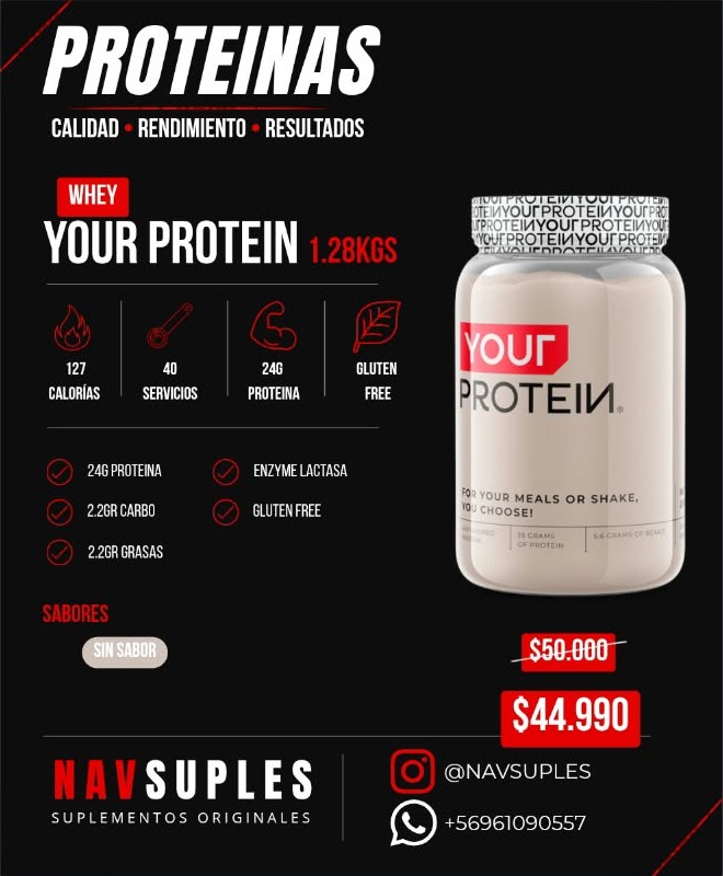 Your Protein Whey 1.28kg