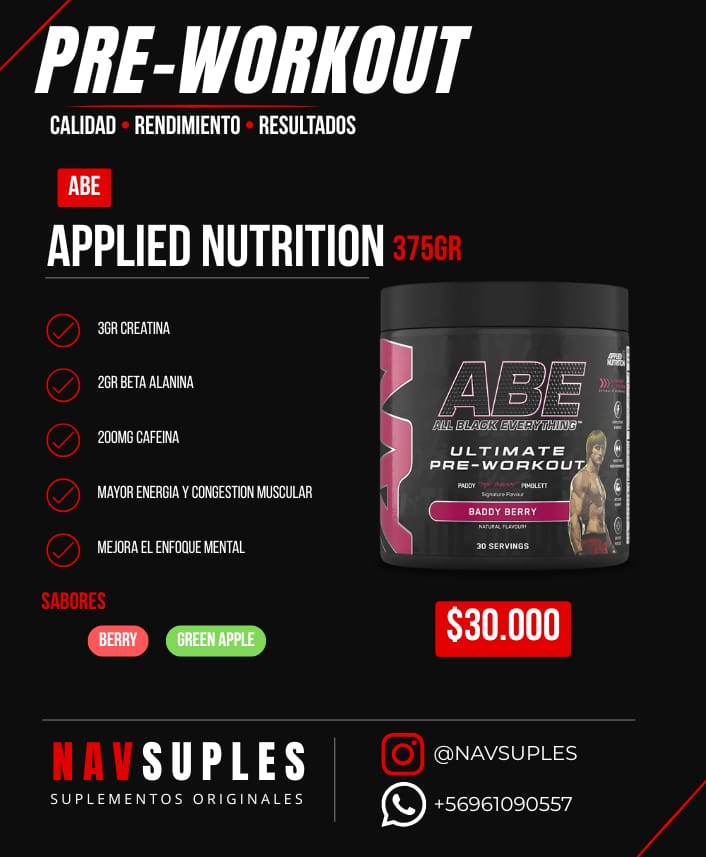 Applied Nutrition ABE Pre-Workout 375gr