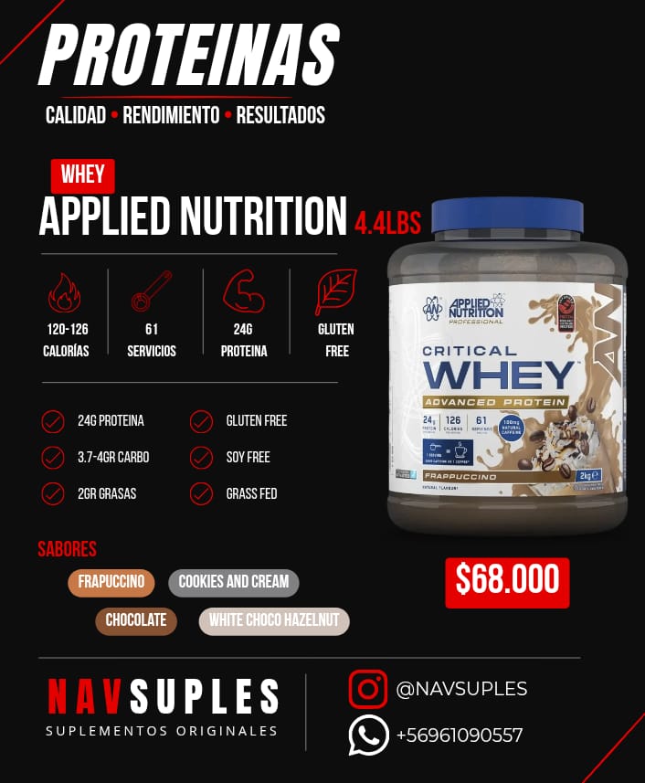 Applied Nutrition Critical Whey 4.4lbs