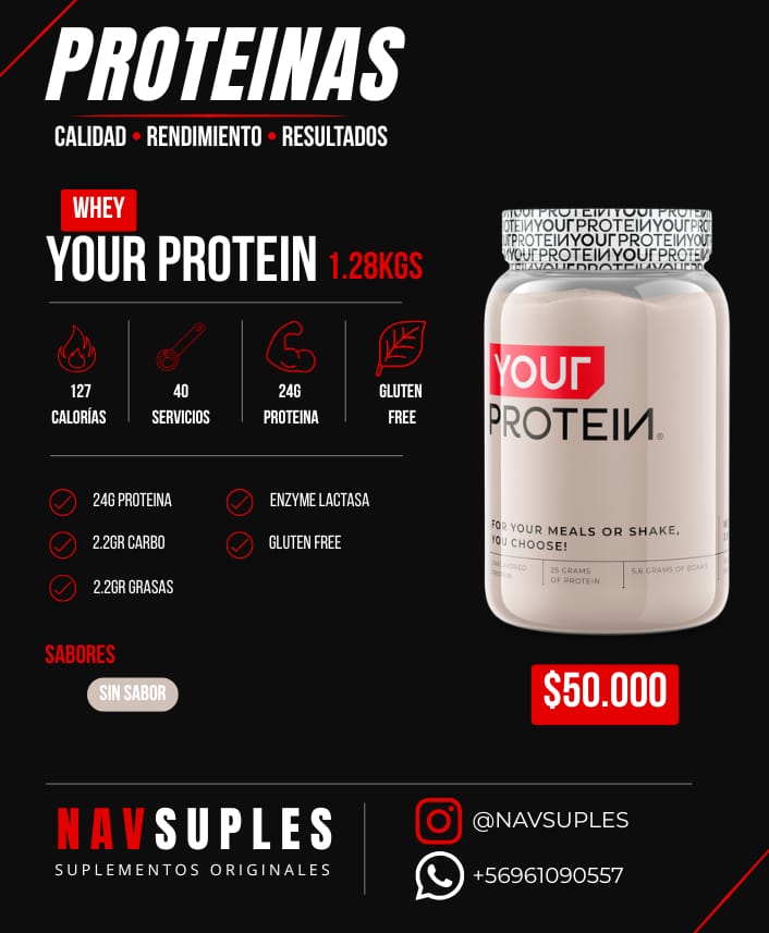 Your Protein Whey 1.28kg