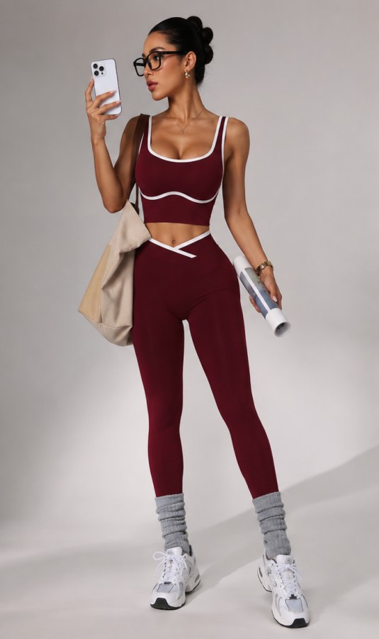 Conjunto deportivo largo Con push up — Mod. 2