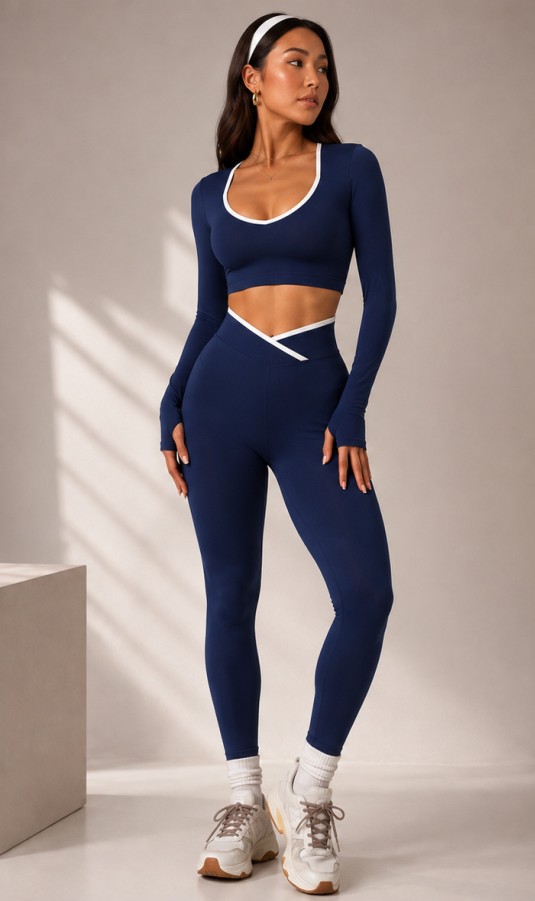 Conjunto deportivo largo Con push up — Mod. 28