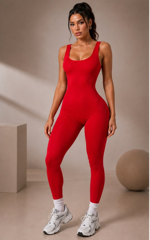 Enterito deportivo largo Con push up — Mod. 1