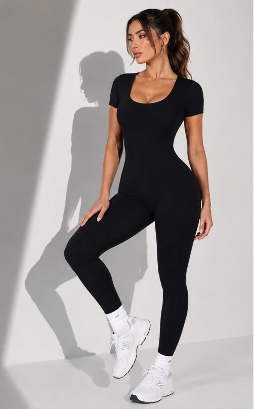 Enterito deportivo largo Con push up — Mod. 12