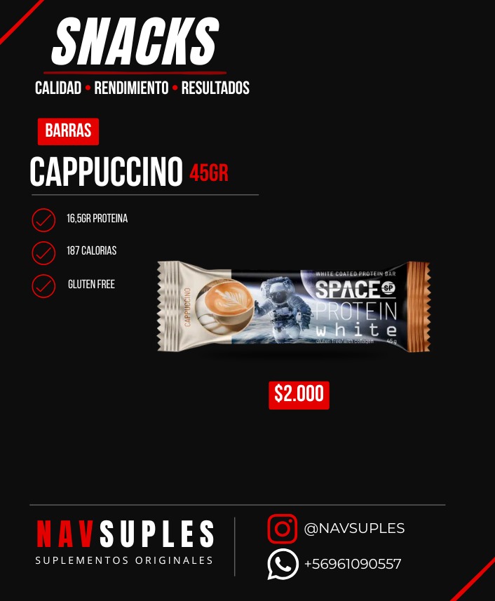 Barra Cappuccino 45gr