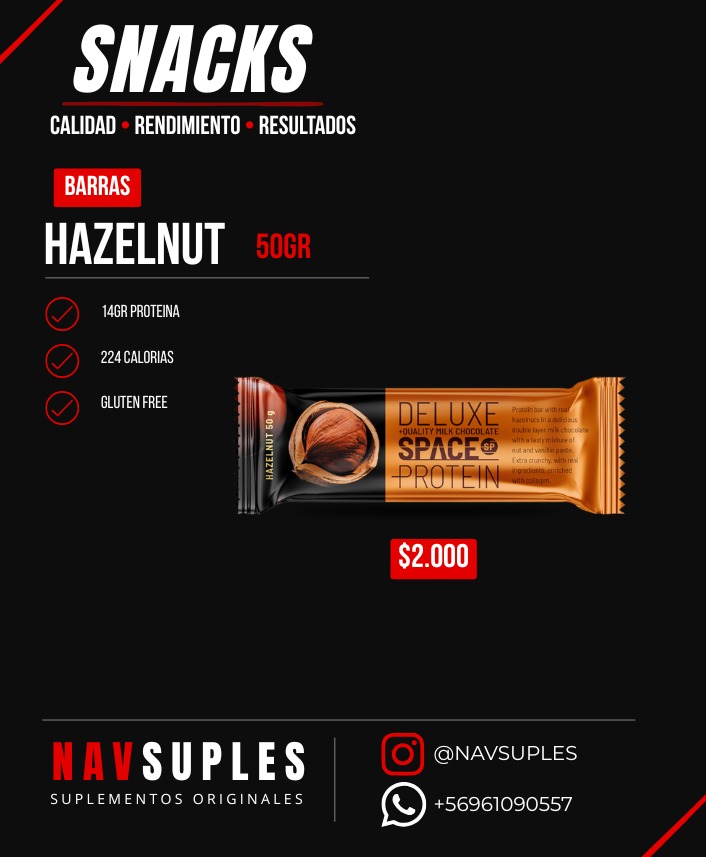Barra Hazelnut 50gr