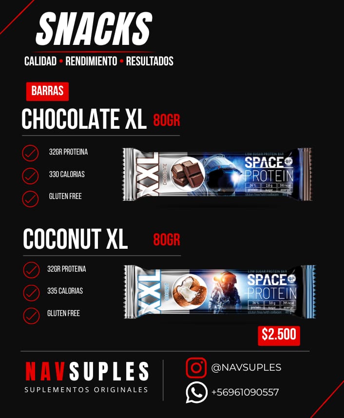 Barra XL Chocolate y Coconut